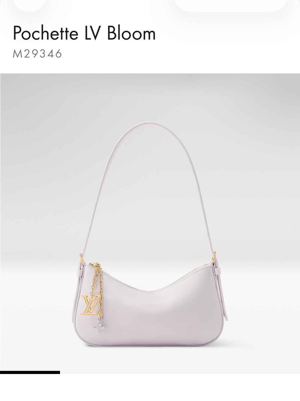 New Louis Vuitton LV Bloom Charm Pochette- Hard to get!